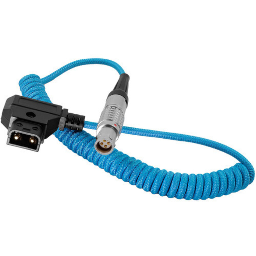Kondor Blue D-Tap to 4-Pin Coiled Power Cable for Canon C200