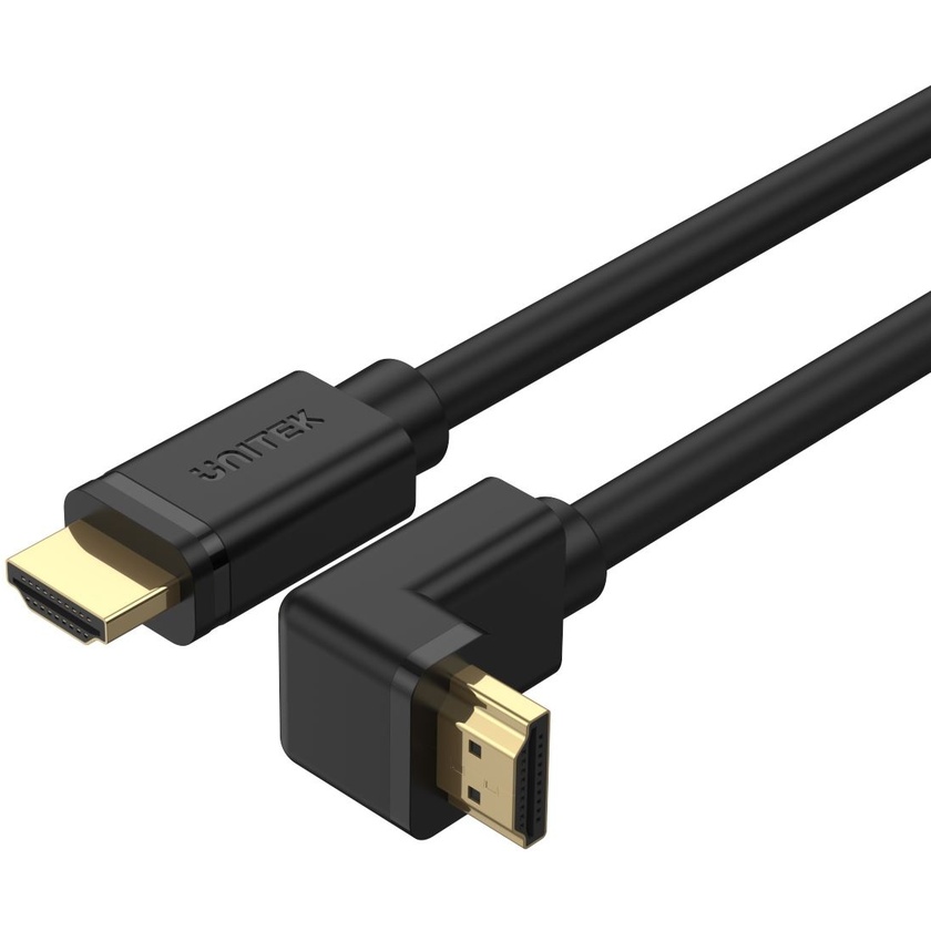 UNITEK 3M 4K HDMI 2.0 Right Angle Cable with 270 Degree Elbow