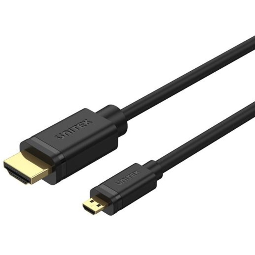 UNITEK 2M Micro HDMI Male to HDMI Male Cable.