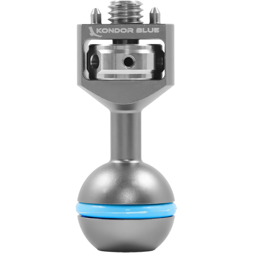 Kondor Blue Ball Head with 3/8"-16 ARRI-Style Anti-Twist Screw for Magic Arm (Grey)