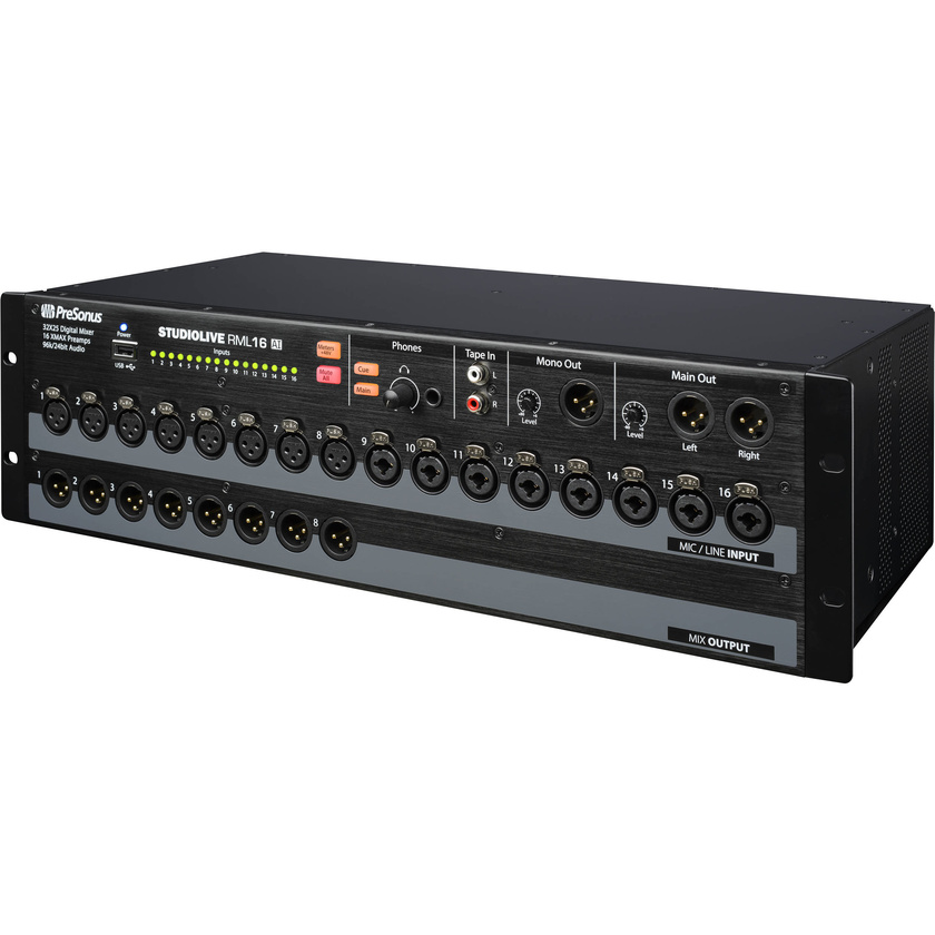 PreSonus StudioLive RM16AI 16-Input Rackmount Digital Mixing System