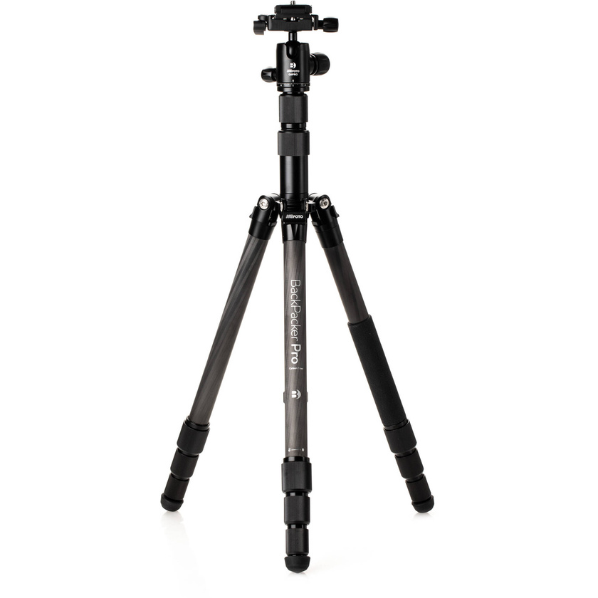 Benro BackPacker Pro 6-in-1 Carbon Fibre Travel Tripod with Photo Ball Head (Black)