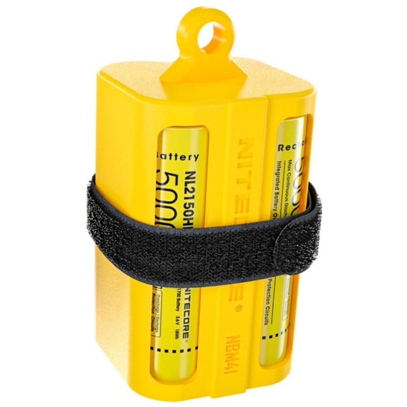 Nitecore NBM41 Battery Magazine for 21700 / 18650 Batteries (Yellow)