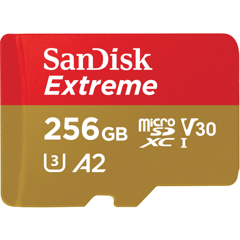 SanDisk 256GB Extreme UHS-I microSDXC Memory Card for Mobile Gaming