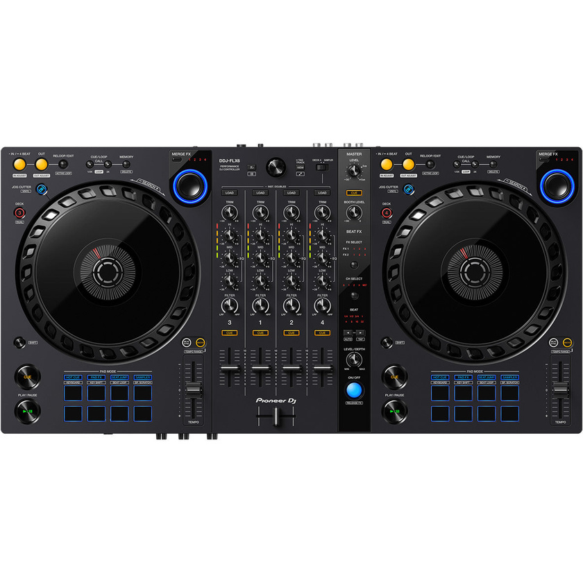 Pioneer DDJ-FLX6 4-Channel DJ Controller for Rekordbox and Serato DJ Pro