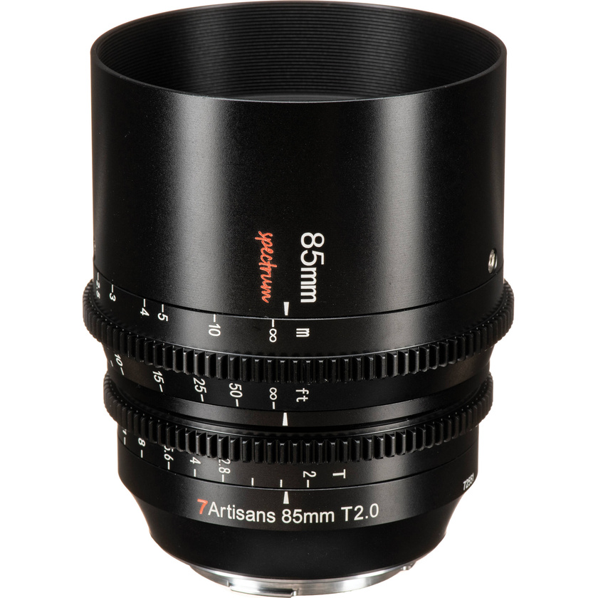 7Artisans 85mm T2.0 Spectrum Prime Cine Lens (E Mount)