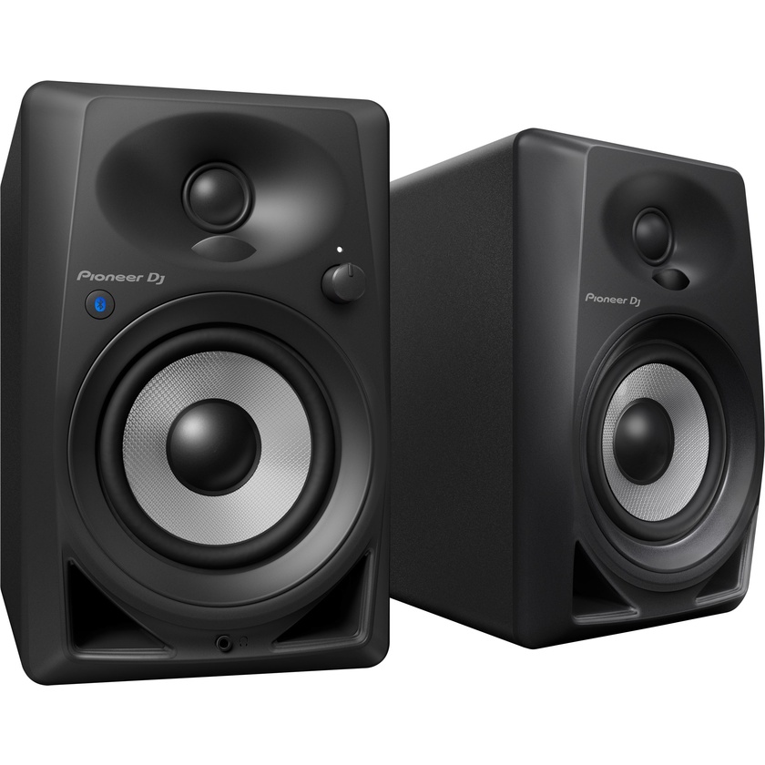 Pioneer DJ DM-40BT Bluetooth - 21W 4" Two-Way Active Monitor (Pair, Black)