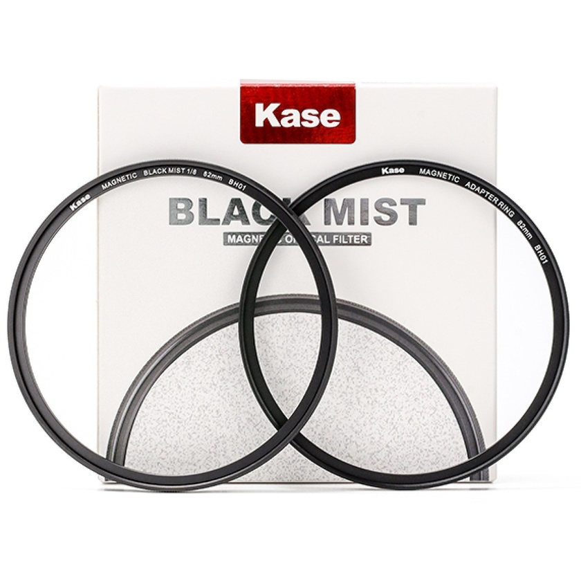 Kase Black Mist Magnetic Filter 1/8 with Magnetic Adapter Ring (82mm)