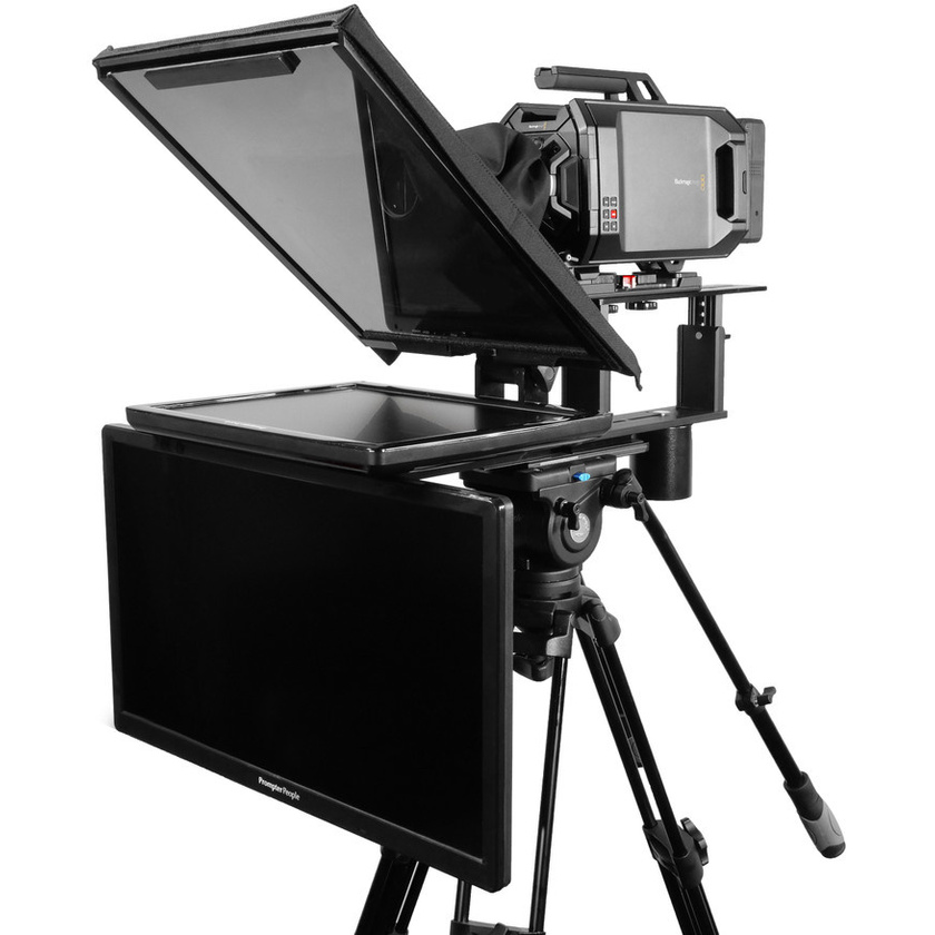 Prompter People Q-Gear QPro FreeStand 32" Teleprompter Bundle
