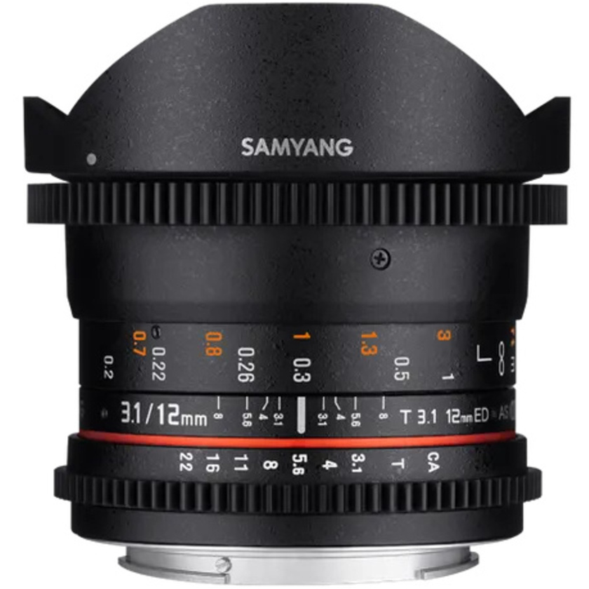 Samyang 12mm T3.1 VDSLR Fisheye Lens (Sony E)