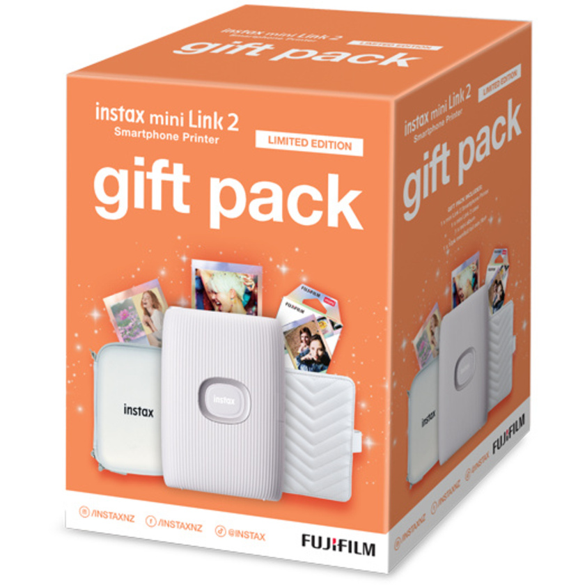 Fujifilm Instax Limited Edition Mini Link Gift Pack White