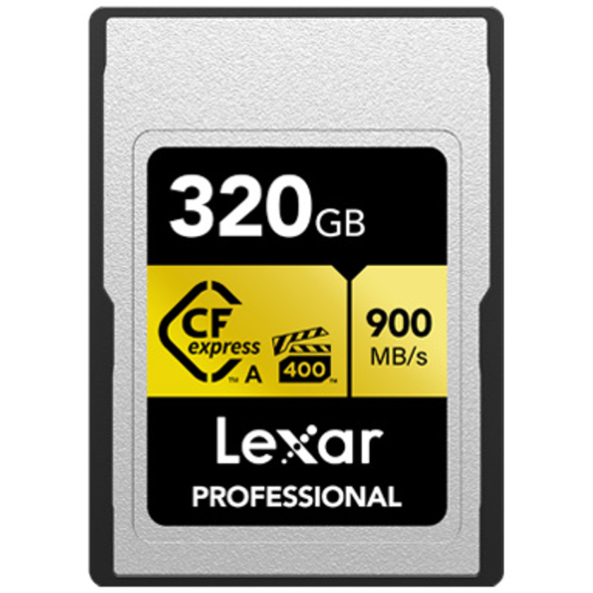Lexar 320GB Professional CFexpress Type A Card GOLD Series with Reader