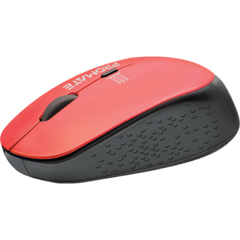 Promate Tracker Ergonomic Wireless Mouse (Red)