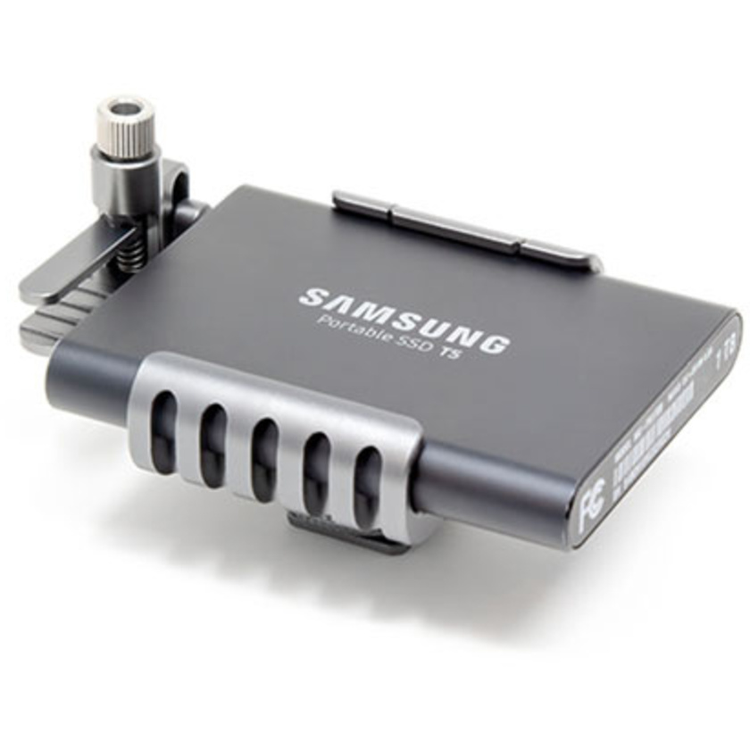 Kondor Blue T5/T7 Samsung SSD Holder for Blackmagic Pocket Cine Camera & Z Cam Cages (Space Grey)