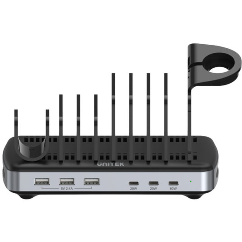 UNITEK P1207A 6-Port USB-C & USB-A Smart Charging Station