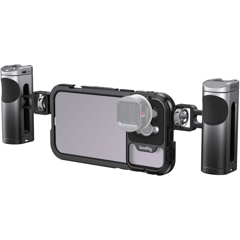 SmallRig 4078 Mobile Video Cage Kit (Dual Handheld) for iPhone 14 Pro Max