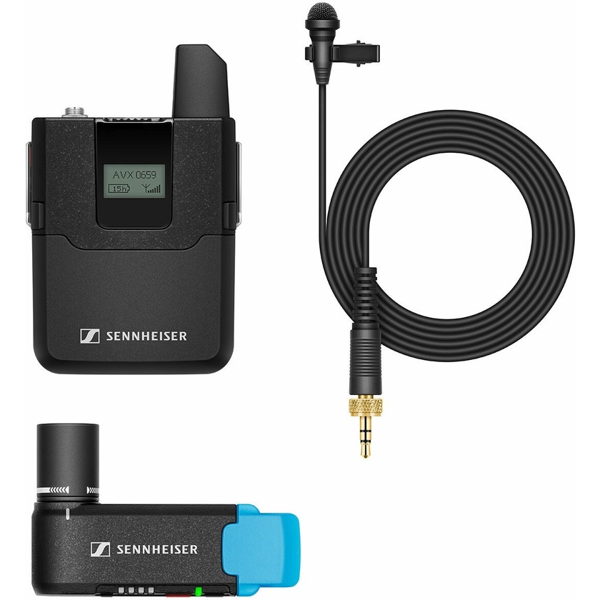 Sennheiser AVX-ME2 SET Digital Wireless Lavalier Microphone System (R1-6: 520 to 576 MHz)