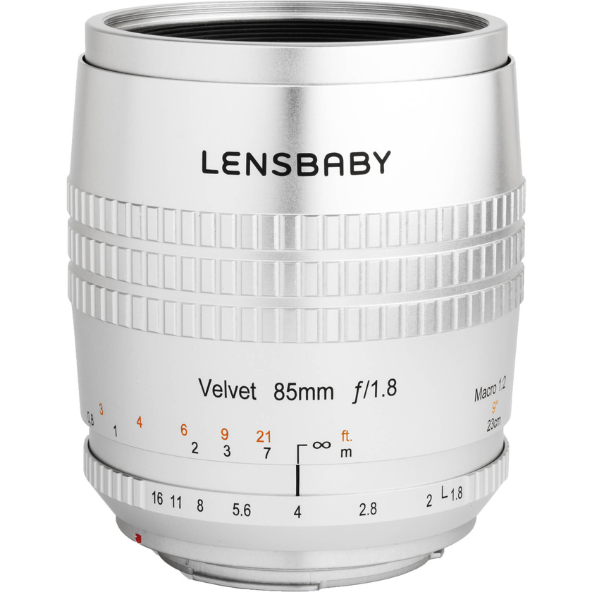 Lensbaby Velvet 85mm f/1.8 Lens for Nikon Z (Silver)