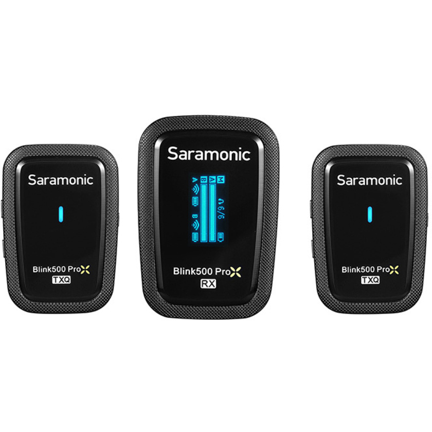 Saramonic Blink500 ProX Q2 2.4GHz Dual-Channel Wireless Microphone System (2TX)