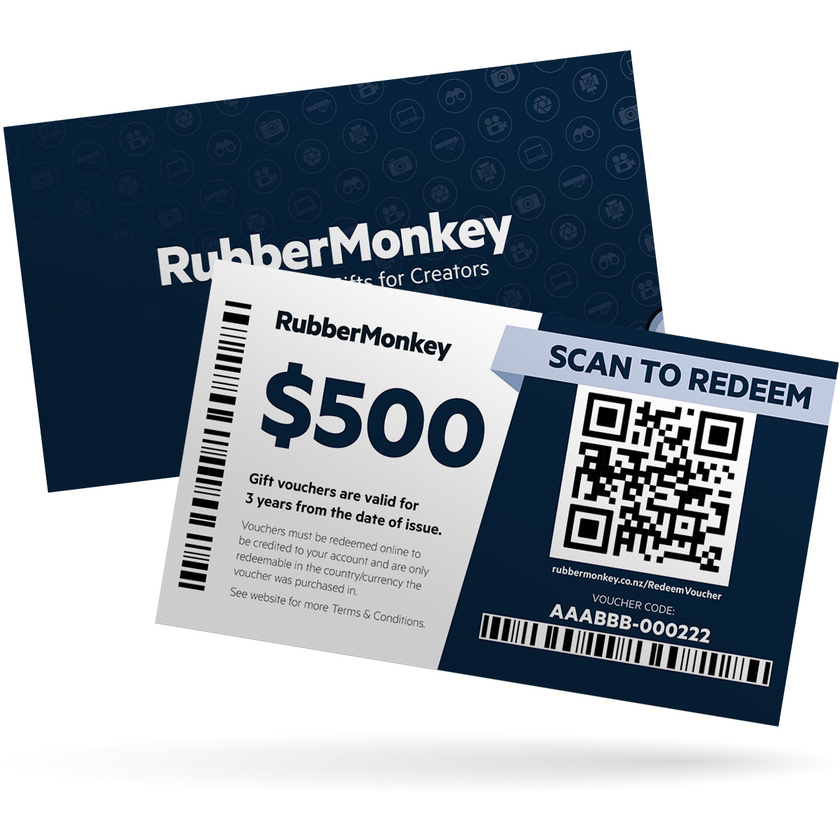 Rubber Monkey Gift Card - 500 AUD
