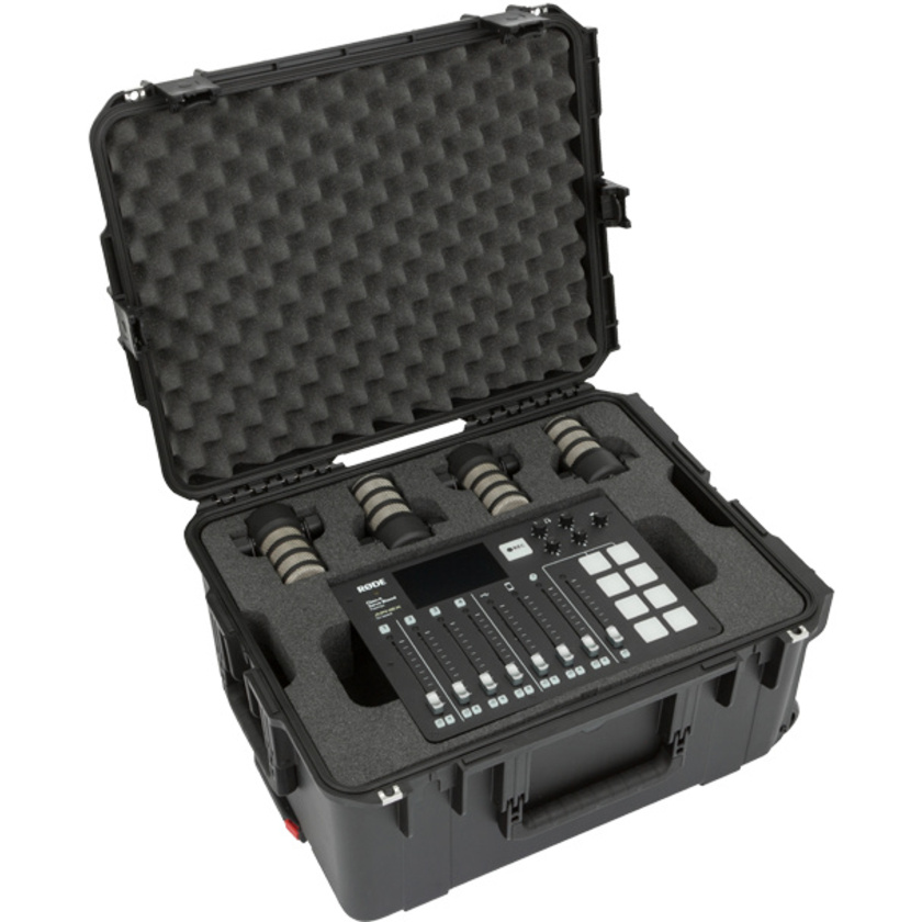 SKB iSeries Injection Molded Mil-Standard Waterproof Case for RODECaster Pro Podcast Mixer