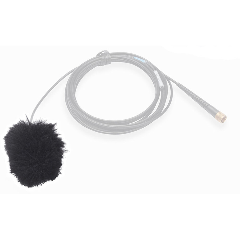 K-Tek Airo Fuzzy Windscreen for Lavalier Microphone (Black, 25-Pack)