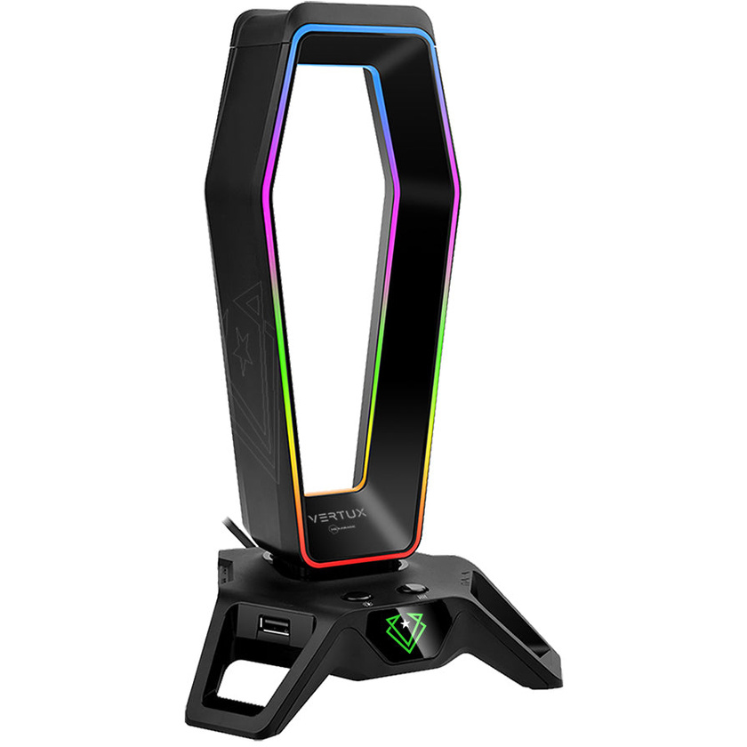 Vertux HexaRack Gaming Headphone Stand With Immersive 7.1 Audio Ports