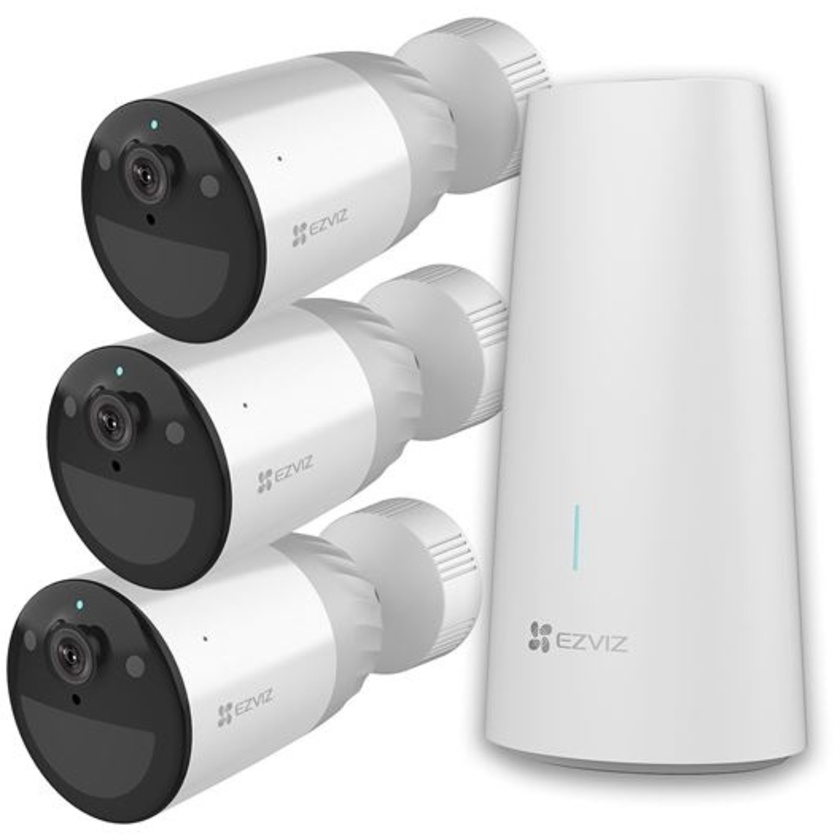 EZVIZ Wire-Free Security Kit (1x Base Station & 3x BC1)