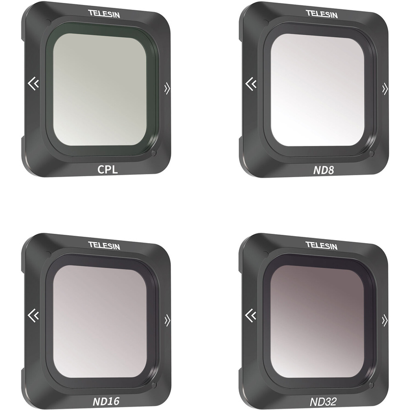 TELESIN Circular Polarizer & ND8/16/32 Filter Set for DJI Action 2