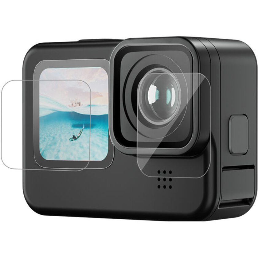 TELESIN Tempered Glass Film Protectors for GoPro HERO9/10/11