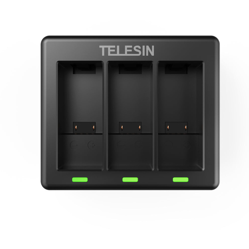 TELESIN 3-Channel Battery Charger for GoPro HERO 9/10/11/12 Black