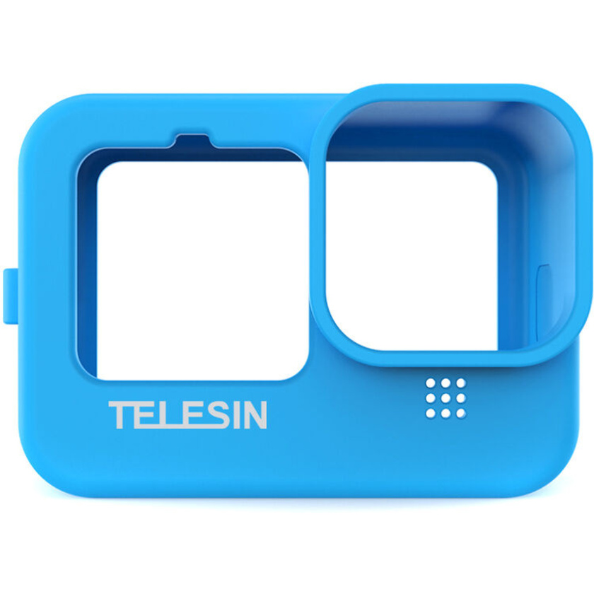 TELESIN Protective Silicone Case with Lanyard for GoPro HERO 9/10/11/12 (Blue)