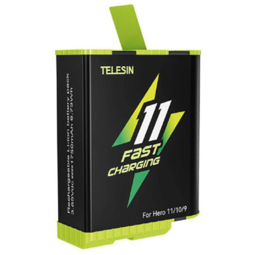 TELESIN 1750mAh Fast-Charging Battery for GoPro HERO 9/10/11/12