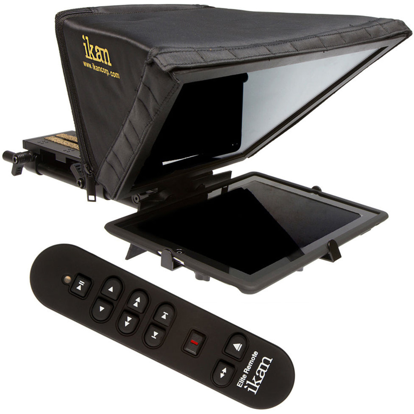 Ikan Elite Universal Tablet Teleprompter Kit with Remote Control for iPad