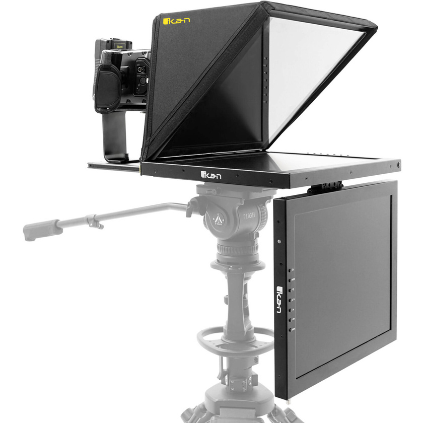 Ikan Professional 19" High-Bright Teleprompter with Talent Monitor Kit (SDI/HDMI)