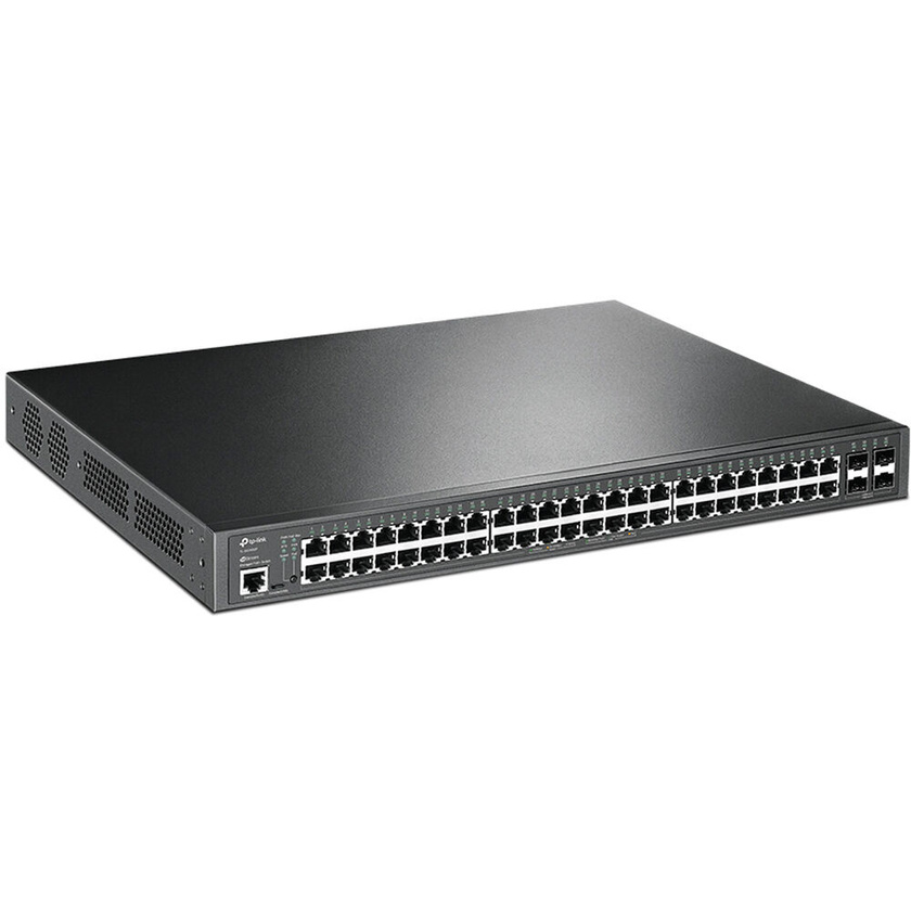 TP-Link JetStream TL-SG3452P 48-Port PoE+ Compliant Gigabit Managed Switch with SFP