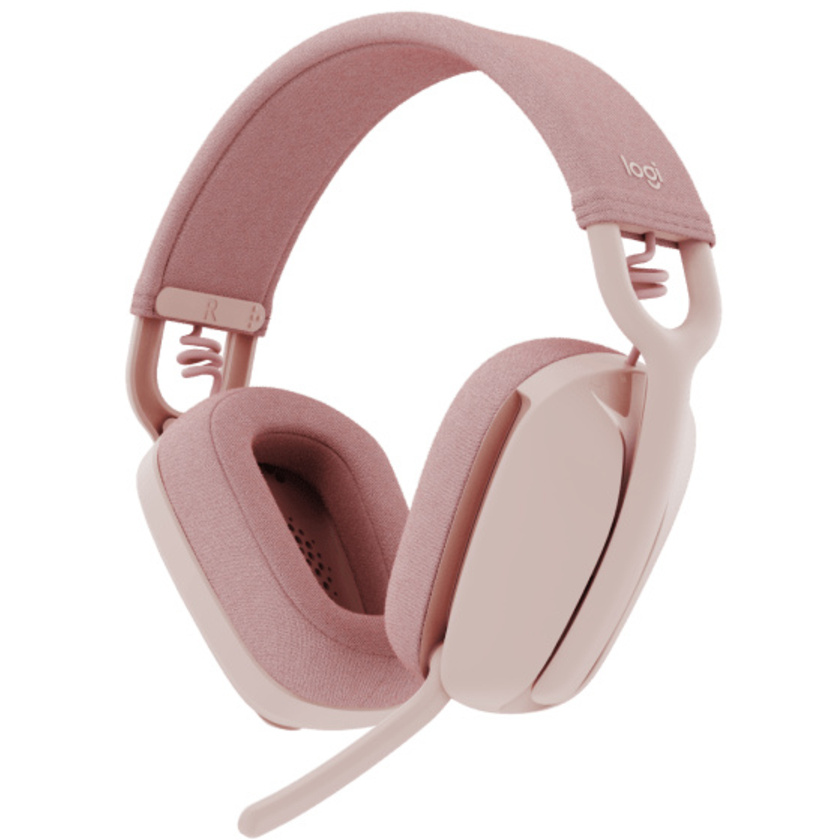 Logitech Zone Vibe 100 Headphones (Rose)