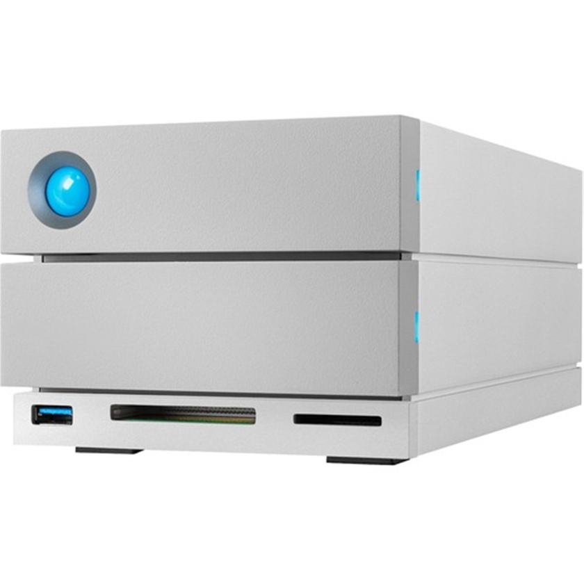 LaCie 40TB 2big Dock 2-Bay Thunderbolt 3 RAID Array (White)