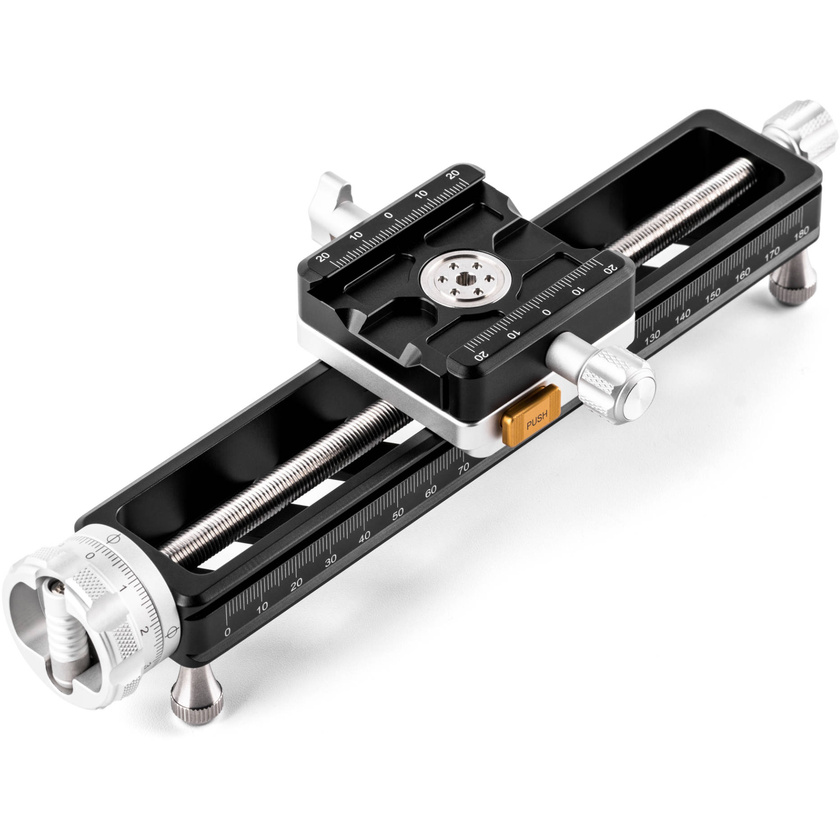 NiSi Quick Adjustment Macro Focusing Rail NM-200S with 360 Degree Rotating Clamp