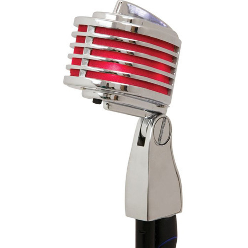 Heil Sound The Fin Dynamic Chrome Vocal Microphone (Red LEDs)