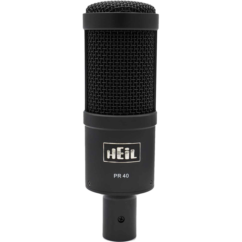Heil Sound PR 40 Dynamic Cardioid Front-Address Studio Microphone (Black)