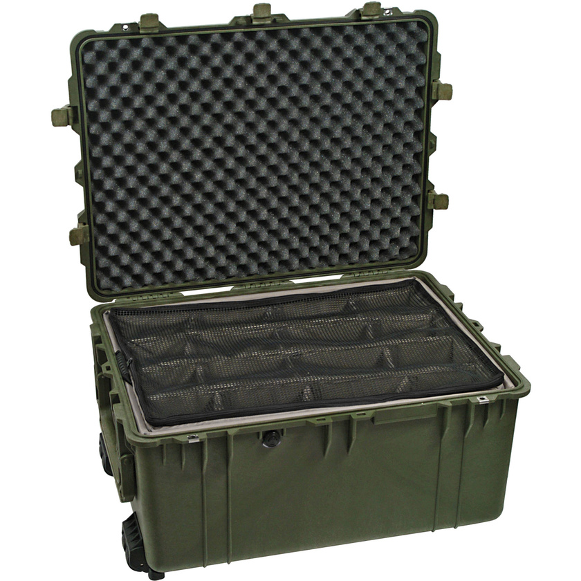 Pelican 1630 Case with Padded Dividers (Olive Drab Green)