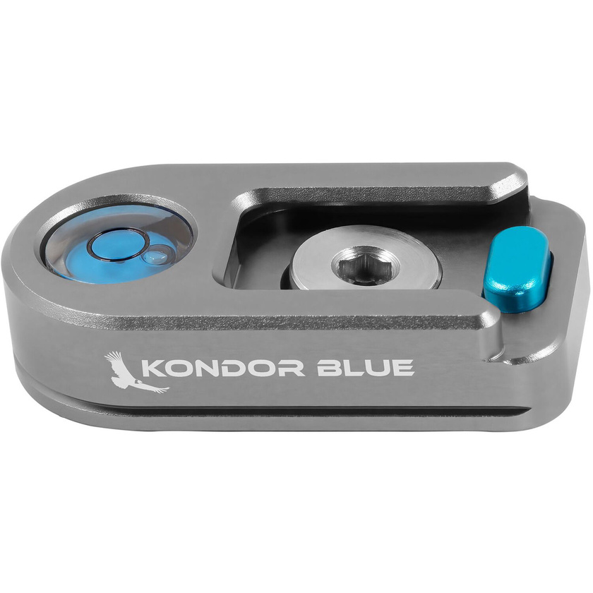 Kondor Blue Bubble Level Cold Shoe with Safety Release (Space Grey)
