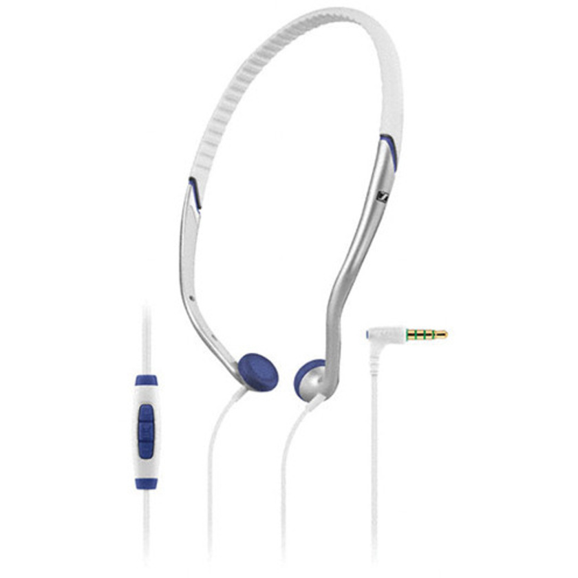 Sennheiser PX 685i Sports Headset with Inline Remote/Mic (White Headband / White Cable)