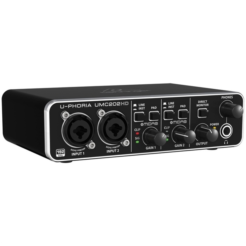 Behringer U-PHORIA UMC202HD - USB 2.0 Audio Interface - Open Box