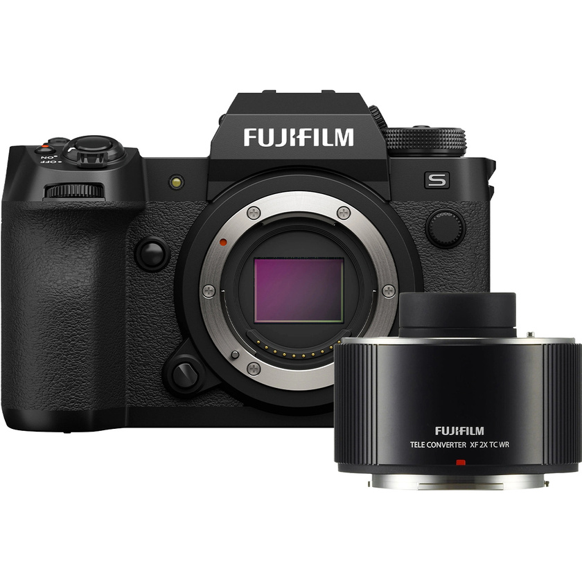 Fujifilm X-H2S Mirrorless Camera with XF 2x TC WR Teleconverter Kit