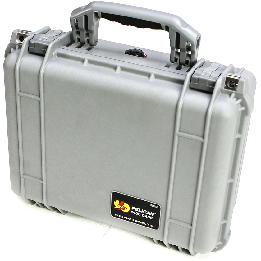 Pelican 1450 Case (Silver, No Foam)