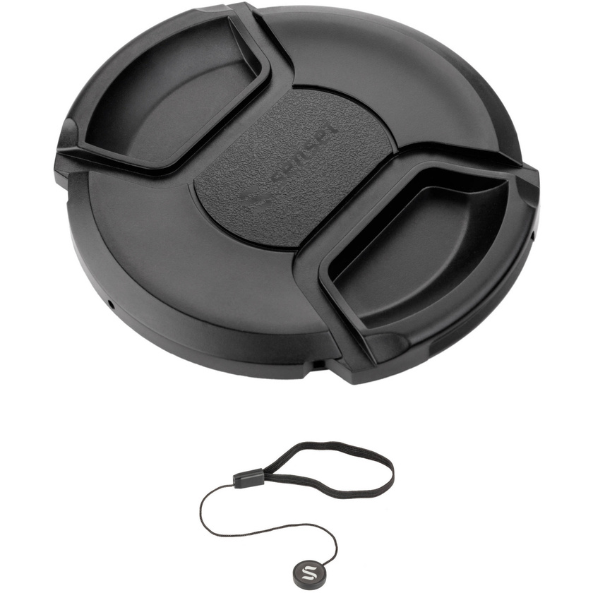 Sensei 46mm Center Pinch Snap-On Lens Cap and Cap Keeper Lens Cap Holder Kit