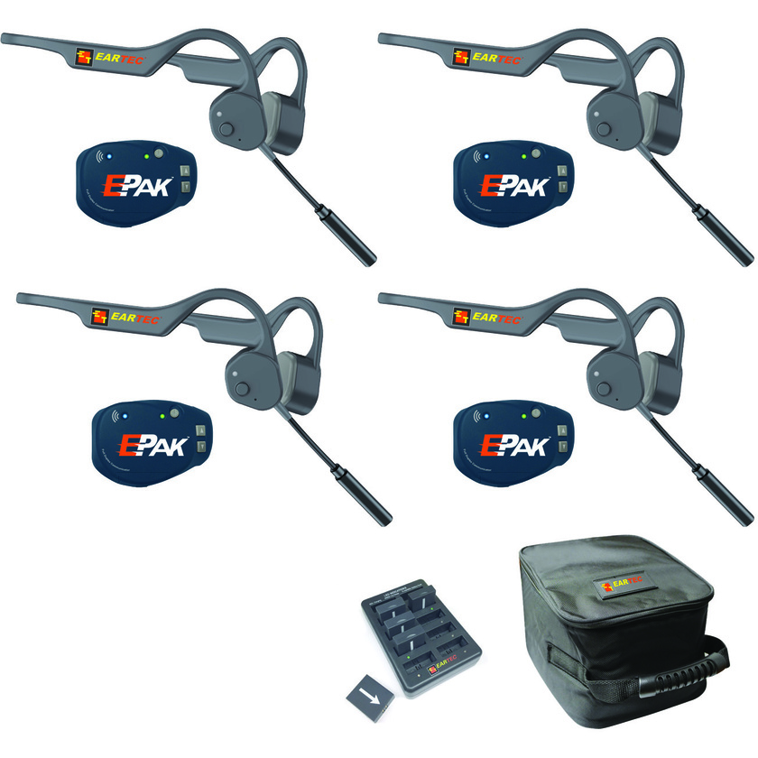 Eartec EP4LZ EPak Pro 4 Person Wireless Headset System