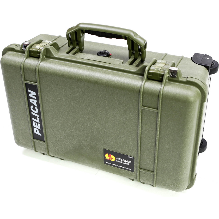 Pelican 1510 Carry on Case without Foam (Olive Drab Green)